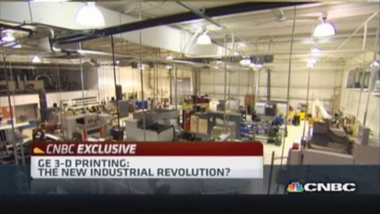 GE 3-D printing: New industrial revolution?