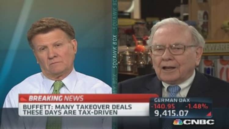 We are not unduly burdened by taxes: Buffett