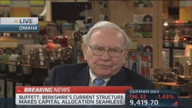 Capital allocation easier under current structure: Buffett