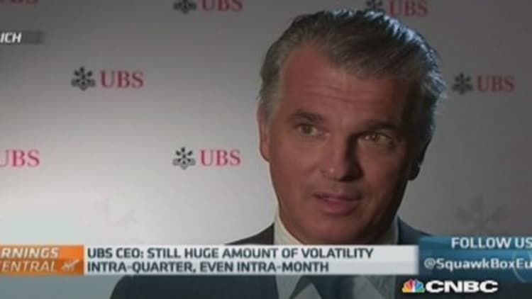 UBS 'more or less' on target for cost-cutting: CEO