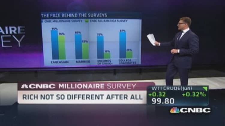 Millionaire Survey: Who participated