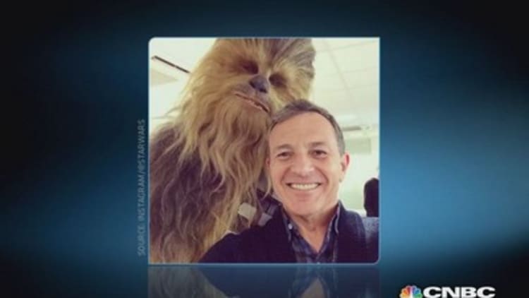 Bob Iger's selfie with Chewbacca