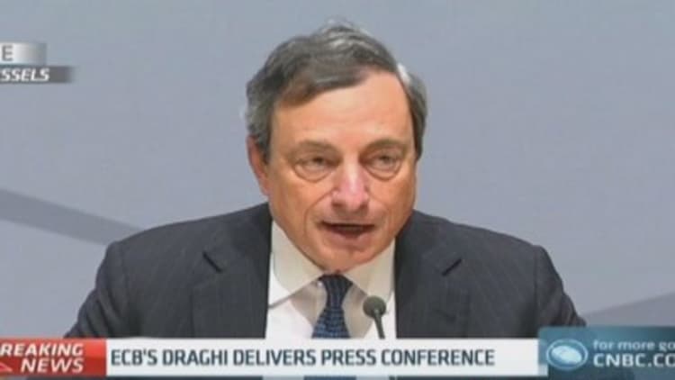 ECB will 'act swiftly if required: Draghi