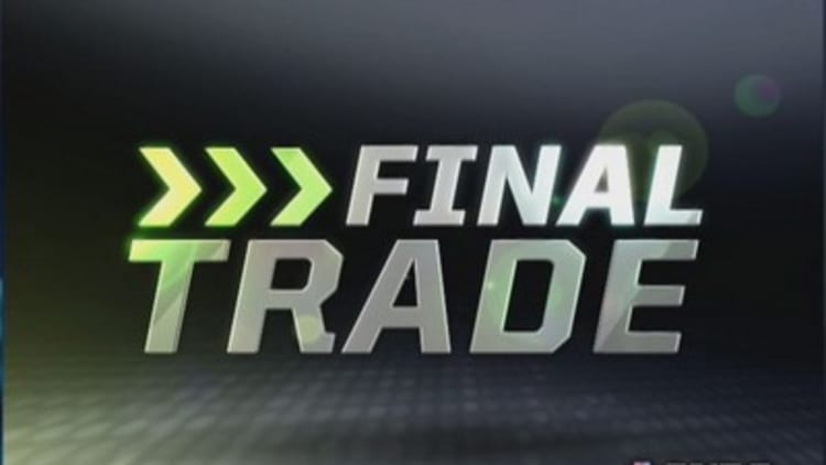 Fast Money Final Trade: UA, SPWR, GLD, SYMC