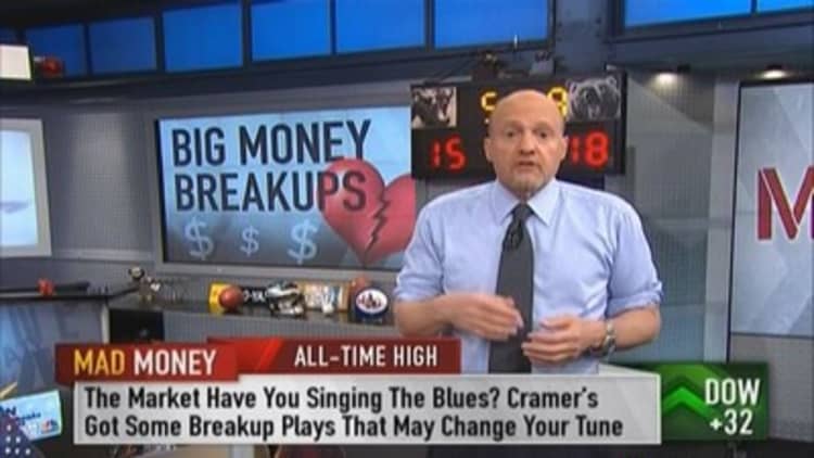 Break-ups can unlock tremendous value: Cramer