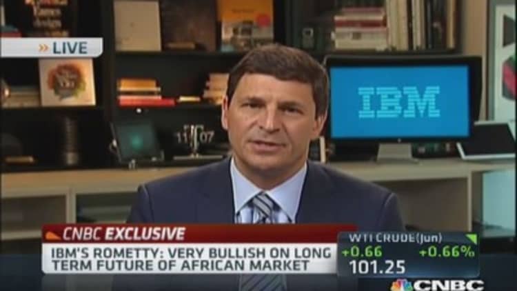 IBM CEO bullish on Africa