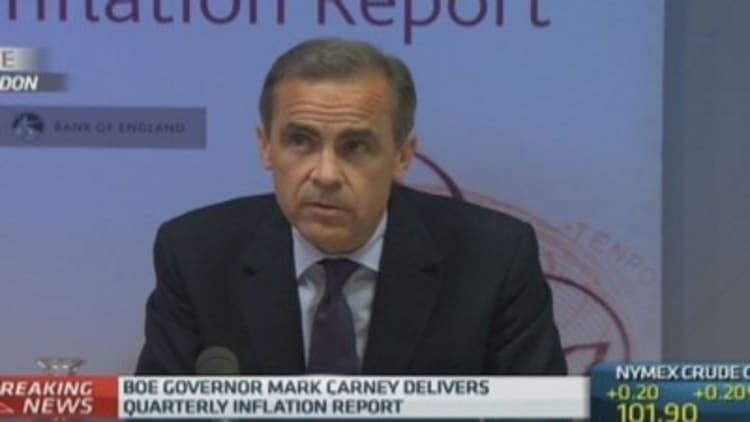 UK economy still faces headwinds: Carney