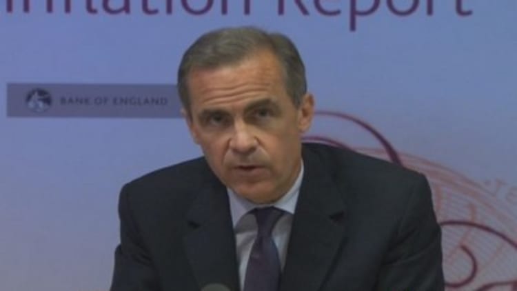 Exchange rate to affect pace of UK recovery: Carney