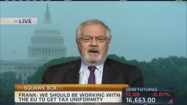 Still room to raise taxes on upper income individuals: Barney Frank