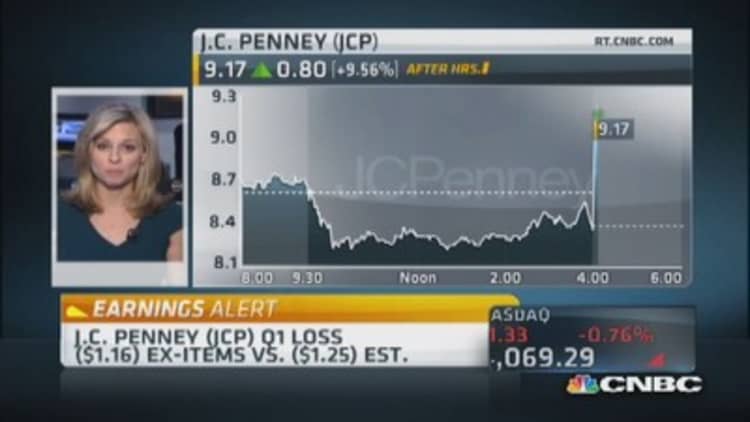 JCP beats on top and bottom line