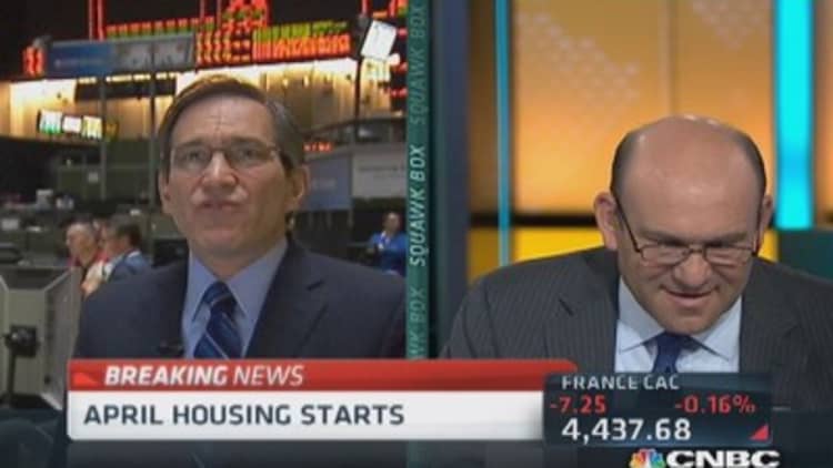April housing starts up 13.2%