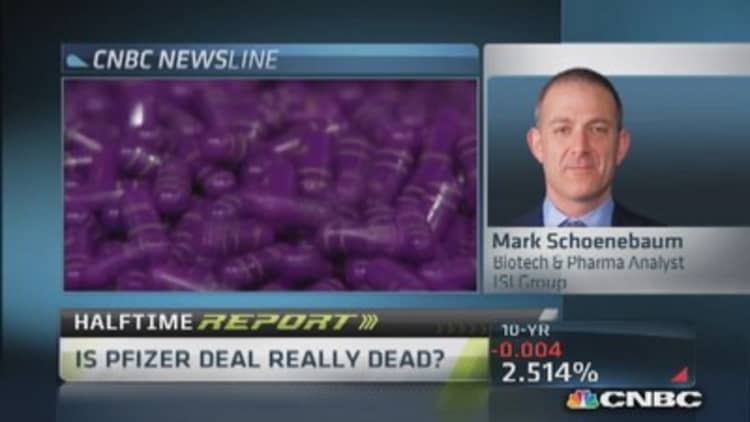 Pfizer deal 'wounded,' not dead: Analyst