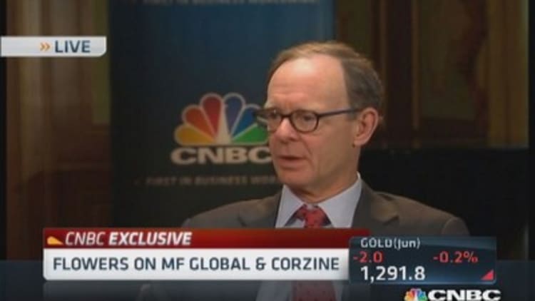 Flowers on MF Global & Corzine