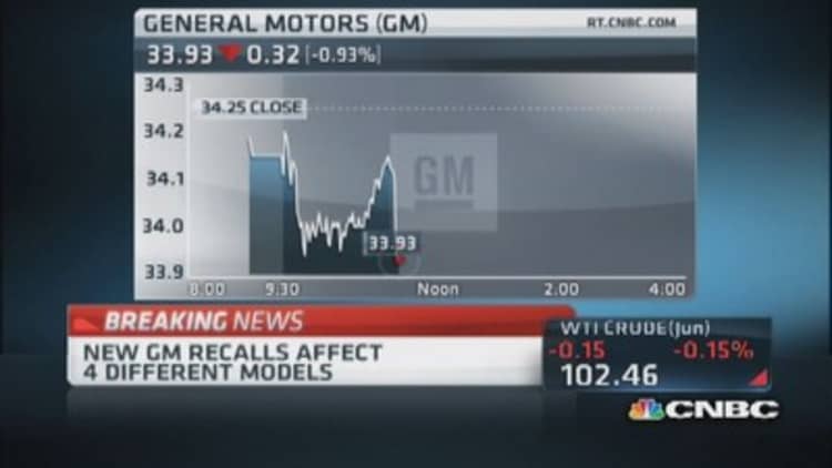 More GM recalls today