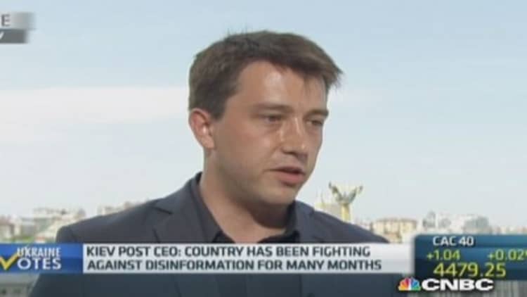 Russian propaganda 'like Cold War': Kyiv Post CEO