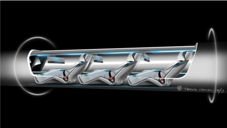 Here's the first look inside a Hyperloop