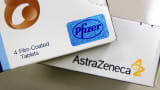 Viagra made by Pfizer and Nexium made by AstraZeneca.