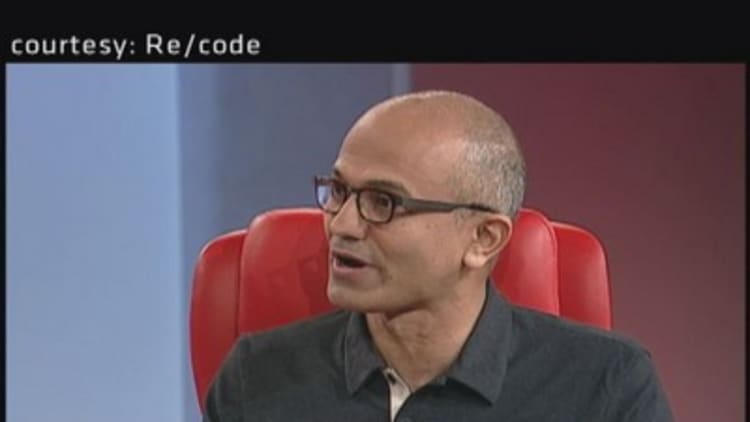 Microsoft CEO on a 'post-post PC world'