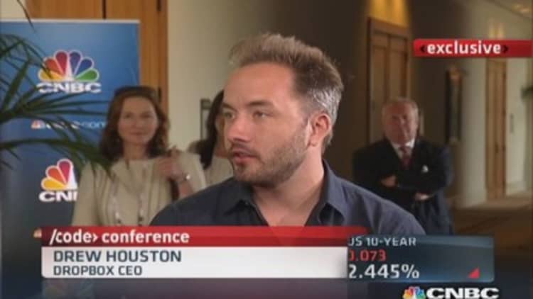 Dropbox CEO: Millions of businesses using our product