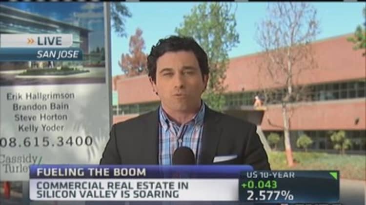 Big tech boosts Silicon Valley real estate