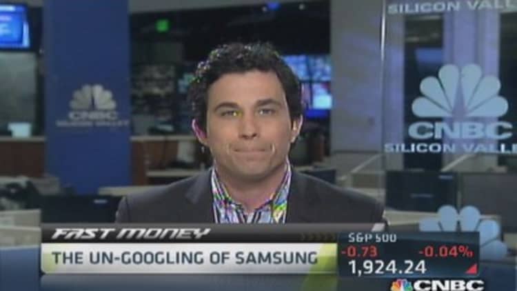 The un-Googling of Samsung