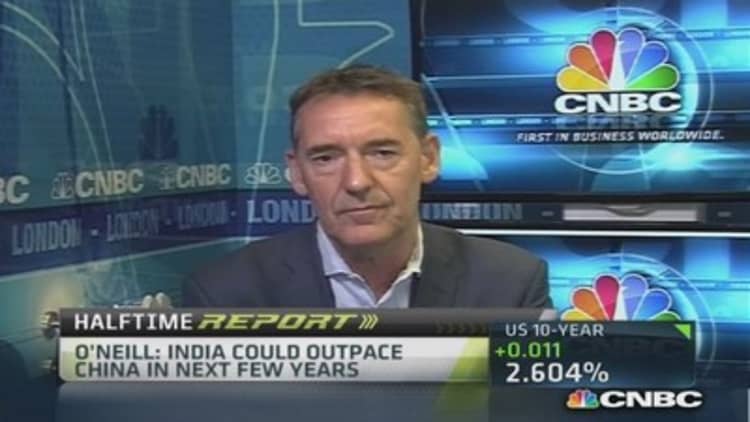 India could outpace China next few years: O'Neill