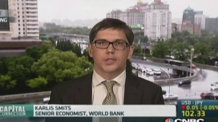 China can meet 7.5% growth: World Bank