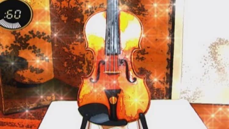 Heiress's multi-million dollar violin up for auction