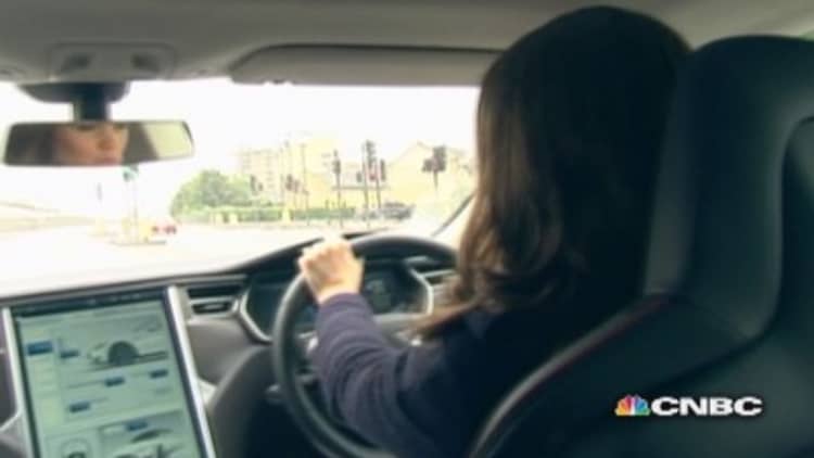 CNBC road tests the Tesla S-model