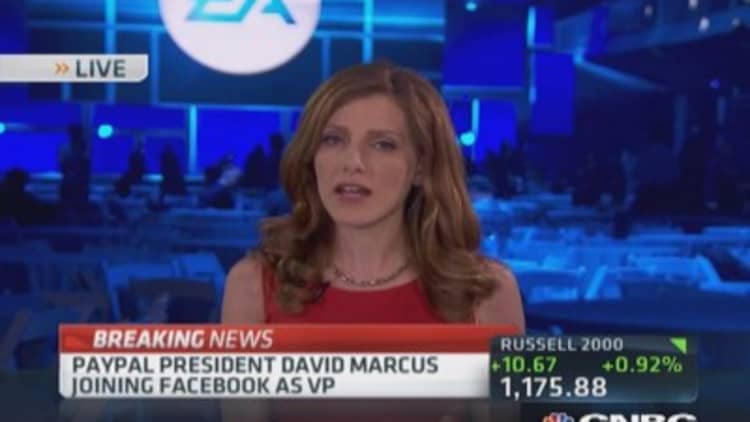 PayPal's David Marcus joins Facebook 
