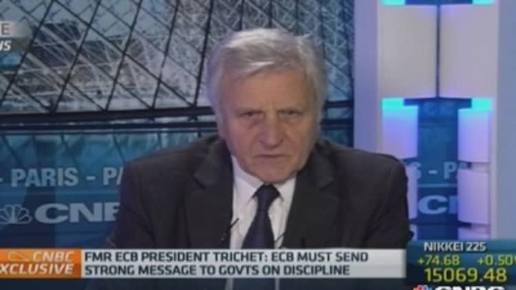 Real economy not 'working correctly': Trichet