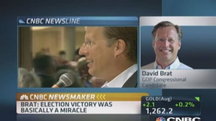 Dave Brat: Victory was a miracle