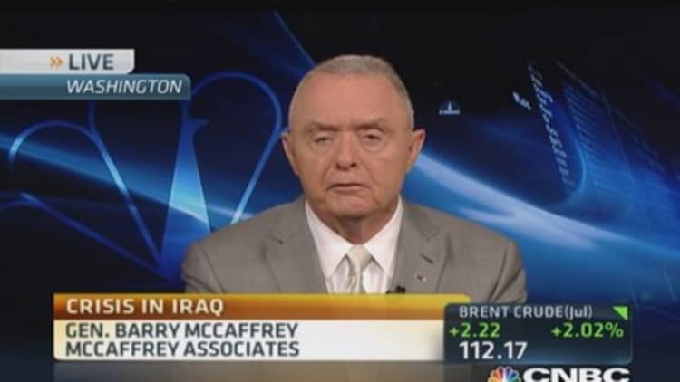 Gen. McCaffrey: Iraq has to fight own war
