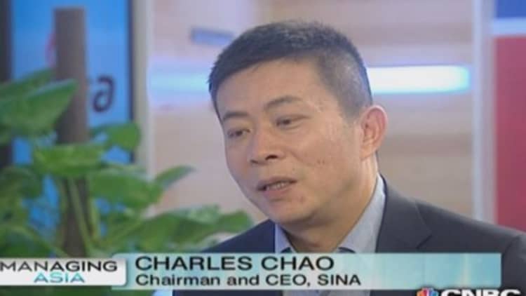 Sina CEO: Focusing on user growth