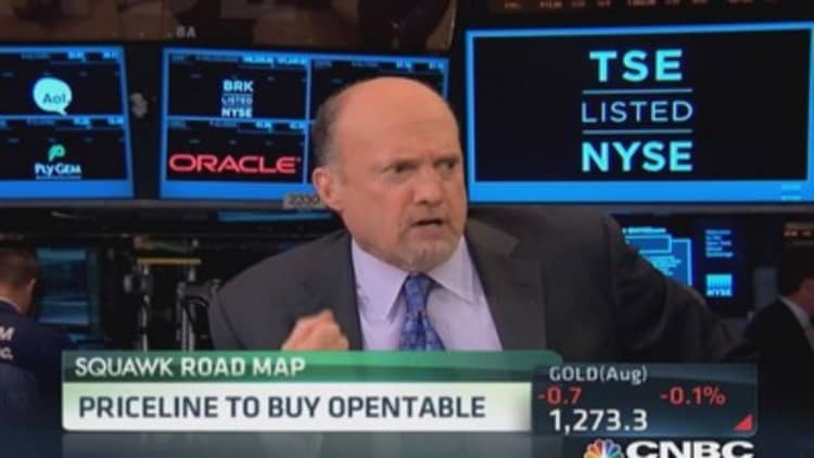 OpenTable-Priceline deal 'brilliant': Cramer