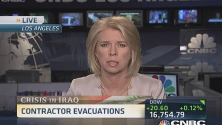 Lockheed evacuates Iraq employees