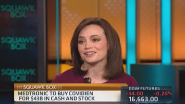 Medtronic to buy Covidien for $43B in cash & stock