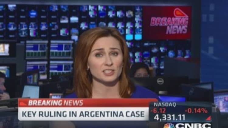 Key ruling in Argentina case