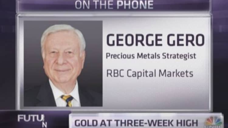 RBC's George Gero: Why gold is so hot today