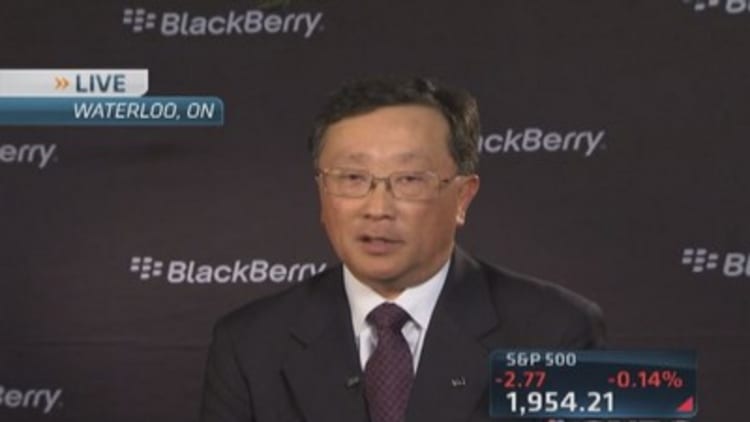 BlackBerry CEO: We're not for sale