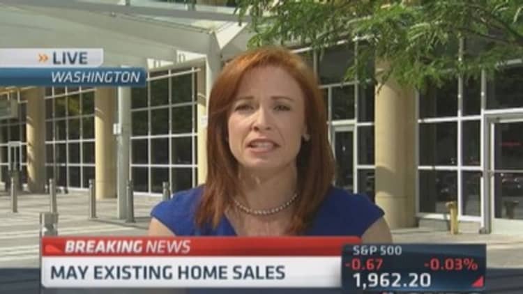 May existing home sales up 4.9%