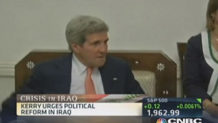 Sec. Kerry meets with al-Maliki