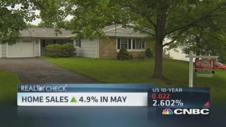 Home sales spring higher in May