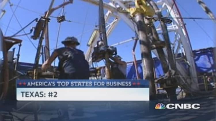 CNBC's Top State for Business: Runner-up