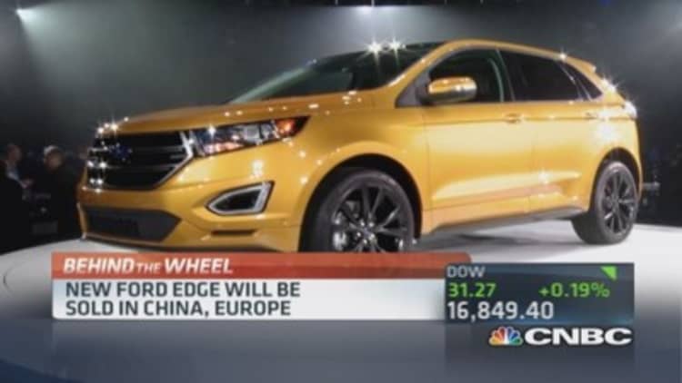 Ford unveils new Edge CUV