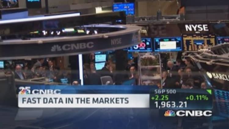 Fast data in the markets