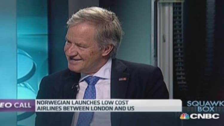 US airlines 'afraid of competition': Norwegian CEO