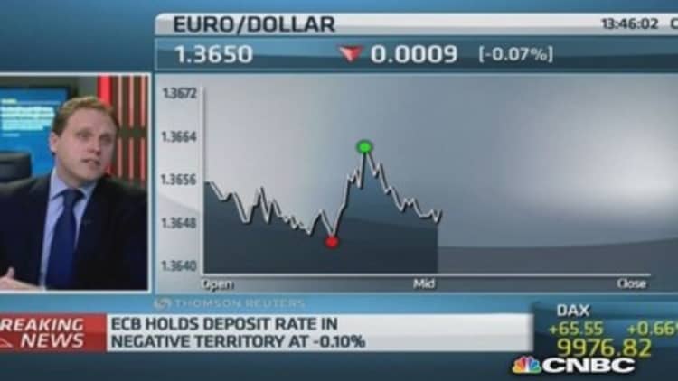 ECB leaves key interest rate unchanged 