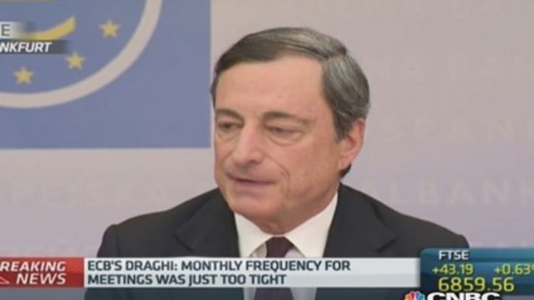 FX rate 'important' for price stability: Draghi 
