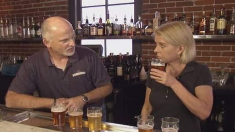 Beer tasting at Oregon's oldest brewery
